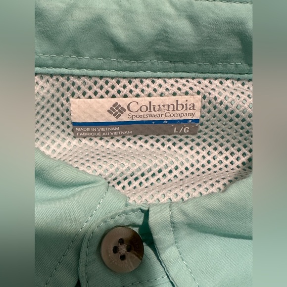 COLUMBIA PFG Omni Shade Outdoors Fishing Shirt Men’s Size Large - Picture 6 of 7